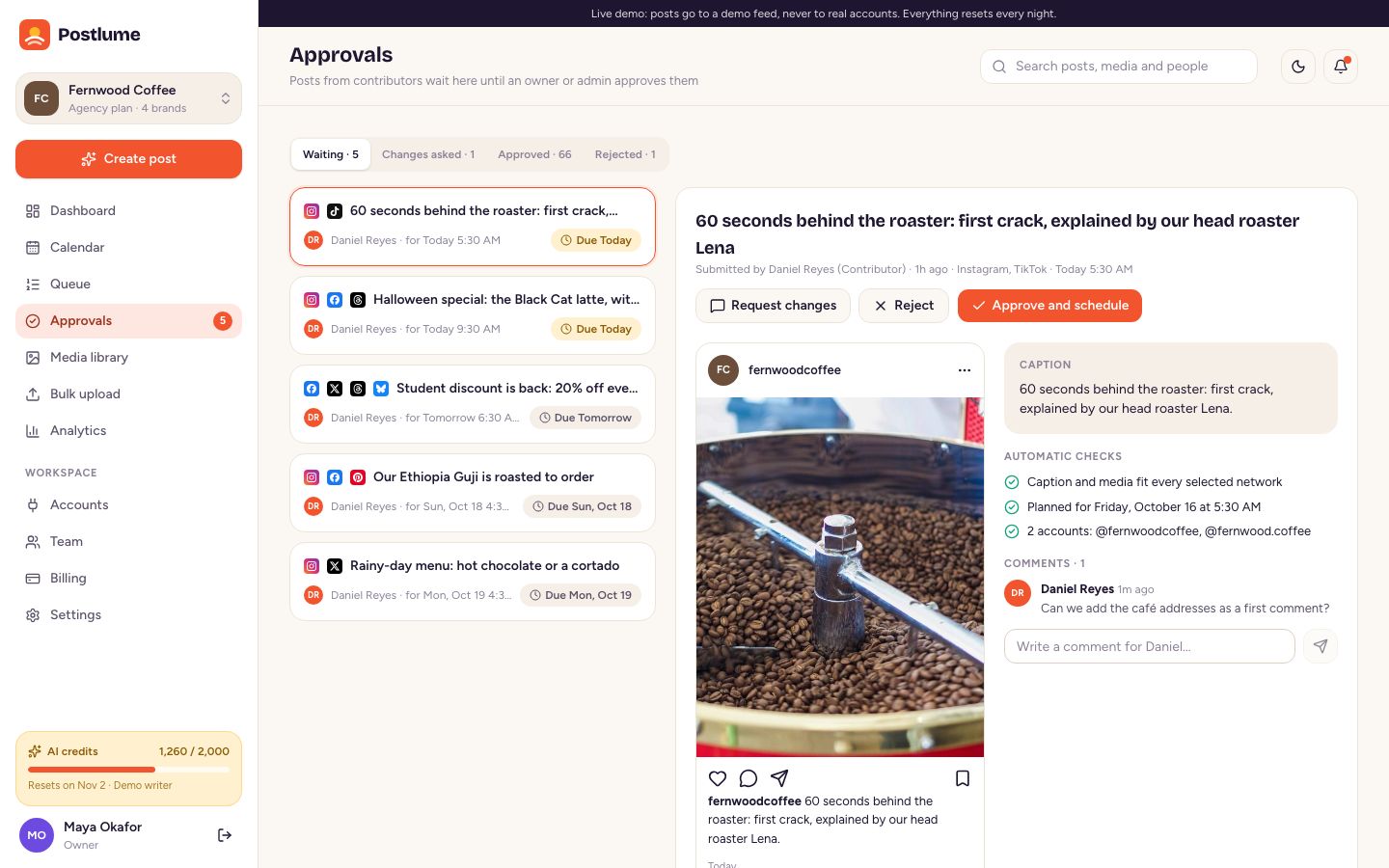 Approvals